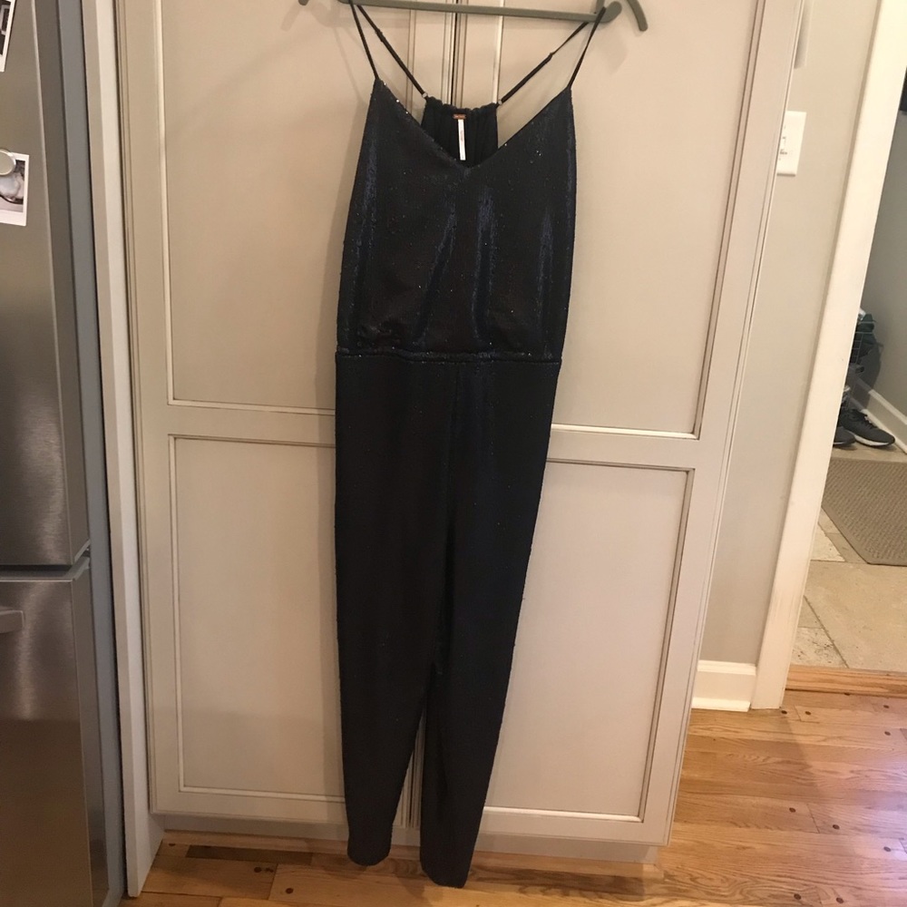 Free people sequin jumpsuit